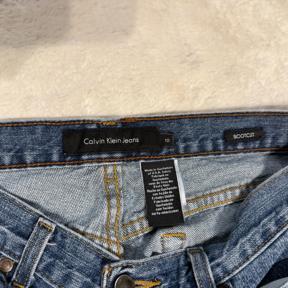 Calvin Klein Jeans size 10 bootcut - Picture 4 of 10
